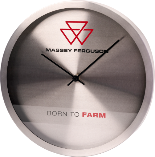Afbeeldingen van MF WANDKLOK (BORN TO FARM)