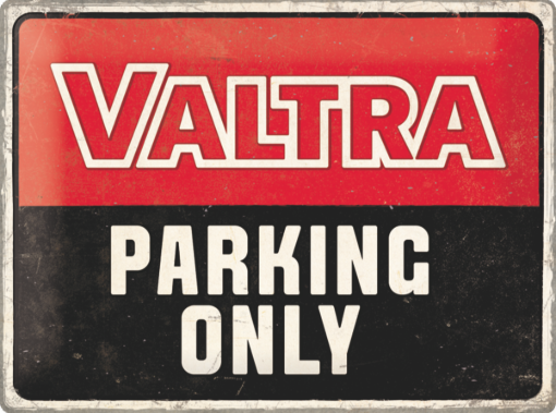 Afbeeldingen van VALTRA PARKING ONLY METALEN PLAAT