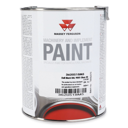 Afbeeldingen van VERF MF ZWART-MAT 1LTR.