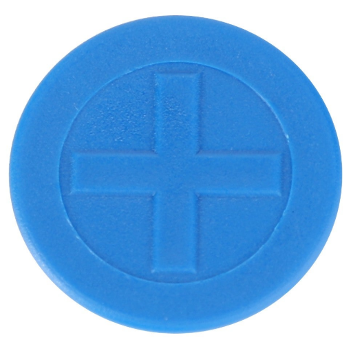 Afbeeldingen van STOFDEKSELPLUG BLAUW (+)