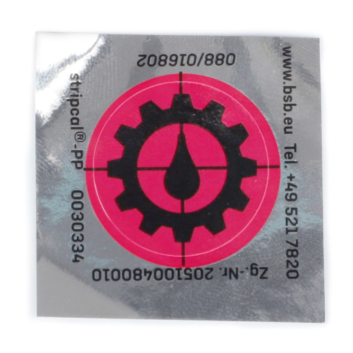 Afbeeldingen van OLIEPEILSTOK STICKER