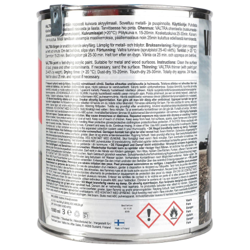 Afbeeldingen van VERF VALMET BLAUW METALLIC 1L
