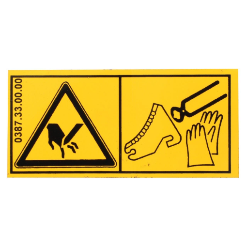 Afbeeldingen van GEVAAR STICKER